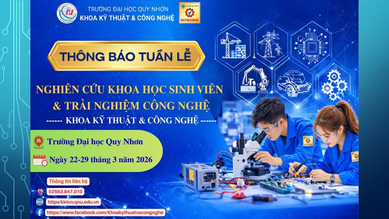 Announcement: student scientific research & technology experience week